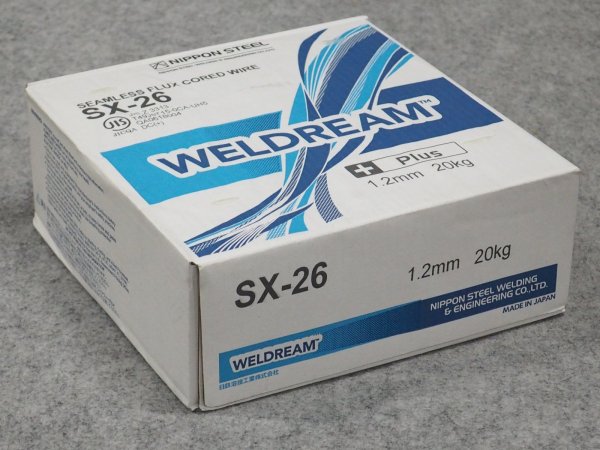 画像2: マグ材料(フラックス入りワイヤ) SX-26 1.2mm-20kg 日鉄溶接工業 (2)