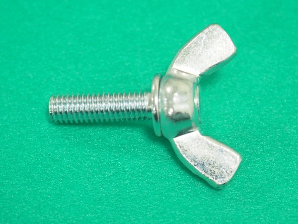 画像4: TRUSCO 圧造蝶ボルト 2種 ユニクロ M6×20 16個入 B39-0620 [352-3870] (4)