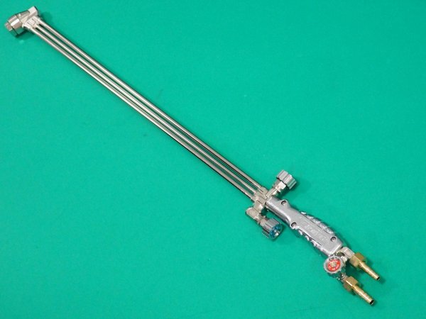 画像1: 中圧式切断器(3形2号)ストロング-25 3段当り バルブ式 全長800L 頭75度仕様 本体のみ 千代田精機 (1)