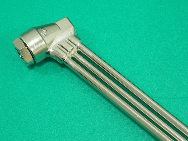 画像2: 中圧式切断器(3形2号)ストロング-25 3段当り バルブ式 全長800L 頭75度仕様 本体のみ 千代田精機 (2)