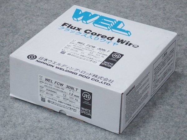 画像1: ステンレス鋼アーク溶接フラックス入りワイヤWEL FCW 309LT  1.2mm-12.5kg 日本ウェルディング・ロッド (1)