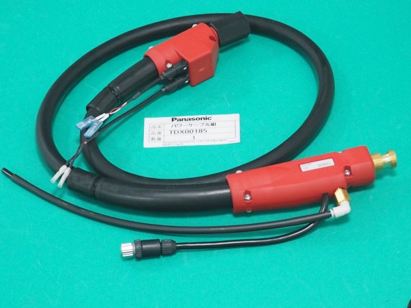 画像1: Panasonic ロボットトーチYT-CAT353 WG用純パワーケーブル 1.6m TDX00185 (1)