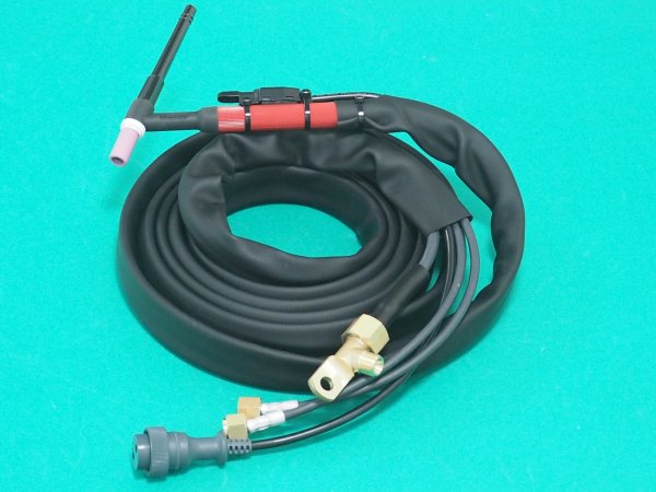 画像1: Panasonic 標準タイプ水冷TIGトーチ 200A-4m YT-20TSW2 (1)