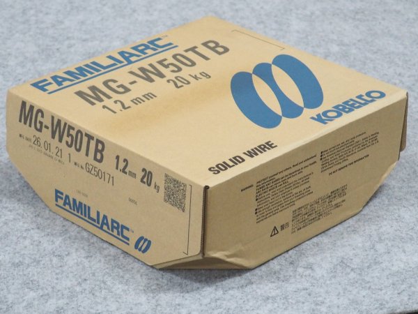 画像1: 耐候性鋼用（マグ材料） MG-W50TB 1.2mm-20kg 神戸製鋼所 (1)