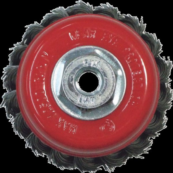 画像3: クロダブラシ バイソンひねりワイヤーカップブラシ（0.5） BS65M10-035 [324-0380] (3)