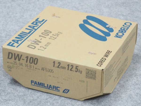 画像2: 全姿勢用フラックス入りワイヤ DW-100 1.2mm-12.5kg 神戸製鋼所 (2)