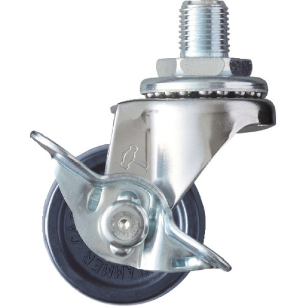 画像1: ハンマーＡシリーズ ねじ込み自在SP付 UNF1/2 エラストマー車 40mm  415A-10U40 [609-4257] (1)