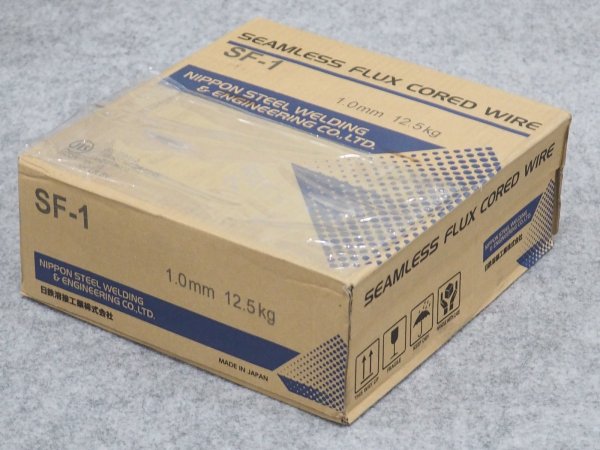 画像1: フラックス入りワイヤ SF-1  1.0mm-12.5g 日鉄溶接工業 (1)