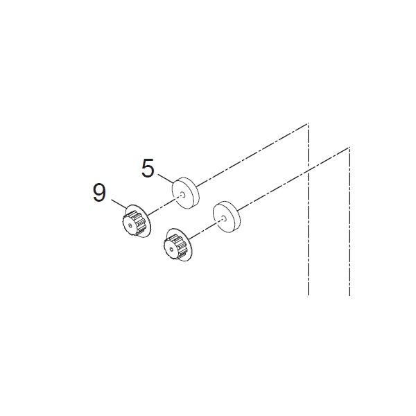 画像1: ダイヘン 送給装置用 ロールノブ K5951J03 (1)