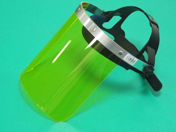 画像1: 防災面 直接装着用シングル防災面 2010M-HG  黄 理研化学 (1)