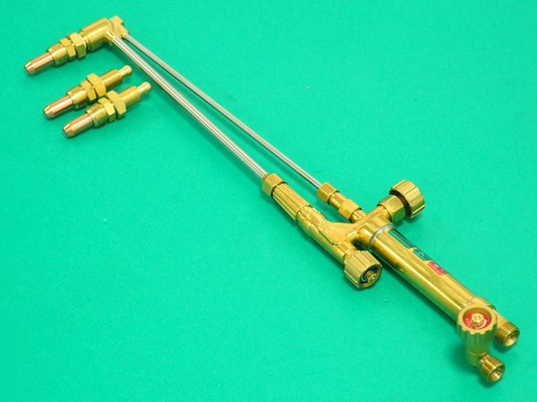 画像1: 中型切断器 セフティ SCT-01 火口3本付 AC用 逆火消炎フィルター内臓 阪口製作所 (1)