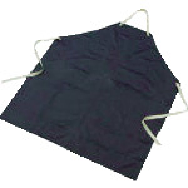 画像1: TRUSCO TVL-MK-B-L 抗菌ビニロン前掛胸当 ネイビー Lサイズ [761-6228] (1)