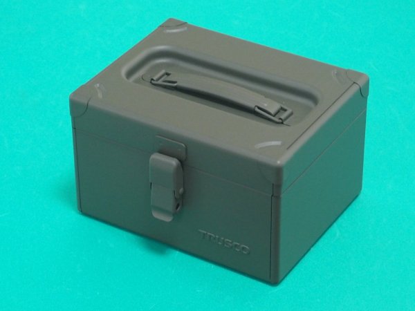 画像1: TRUSCO 片開きツールボックス つや消しＯＤ 225ｘ180ｘ135mm TB225-OD [562-8175] (1)