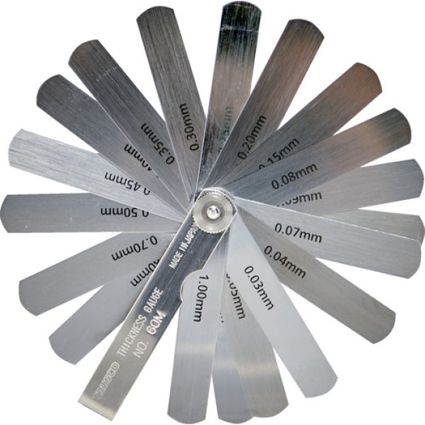 画像1: TRUSCO シクネスゲージ 幅12.7 長サ75 範囲0.03〜1.00 T60M [229-6314] (1)