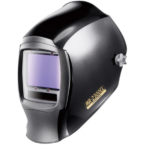 画像1: 超高速遮光面 レインボーマスク （ ヘルメット装着タイプ） MR2300CL-H マイト工業 (1)
