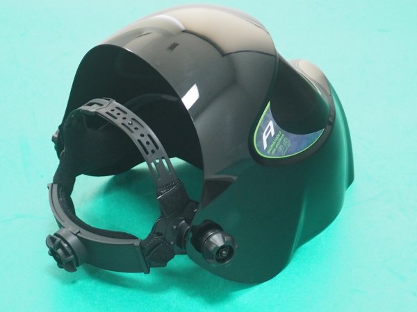 画像3: ラピッドグラス ブラックプレミアムシリーズ 自動遮光溶接面 スタンダードモデル ISK-RGTP2A 通常時:#2.0/遮光後:#4-8・#9-13 育良精機 (3)