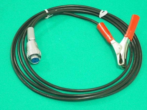 画像1: マイト工業 スケーラー用 アースコードクリップ付 3m SAK-13579 (1)