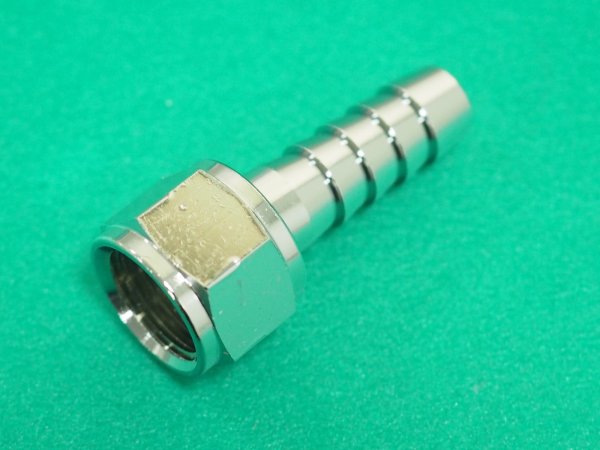 画像3: TRUSCO ホースジョイント 1/4 タケノコ外径9.0mm (5個入) HJ-209 [177-9109] (3)