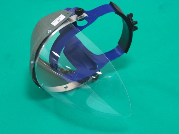 画像3: 防災面 直接装着用防災面 2060F-HG 透明 ファイバー付 理研化学 (3)