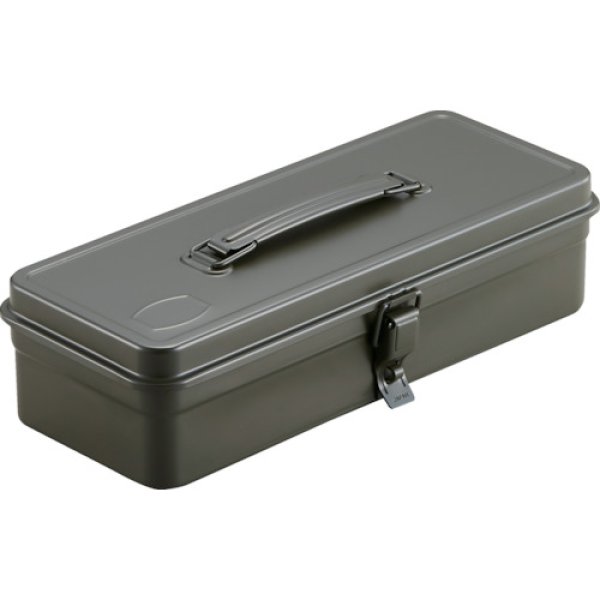画像1: TRUSCO トランク型工具箱 333X137X96.5 OD色 T-320-OD  [478-9652] (1)