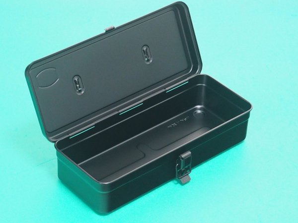 画像2: TRUSCO トランク型工具箱 333X137X96.5 つや消しブラック T-320MBK  [401-7330] (2)