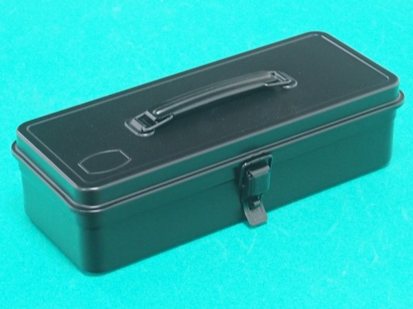 画像1: TRUSCO トランク型工具箱 333X137X96.5 つや消しブラック T-320MBK  [401-7330] (1)