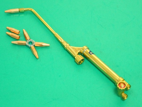 画像1: 中型溶接器 火口7本付 アセチレン用 ヤマト産業 (1)