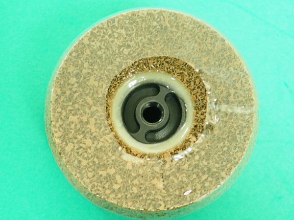 画像1: TRUSCO ベベルディスク ブラウン #180 (5個入) TBD-100BR [445-8222] (1)