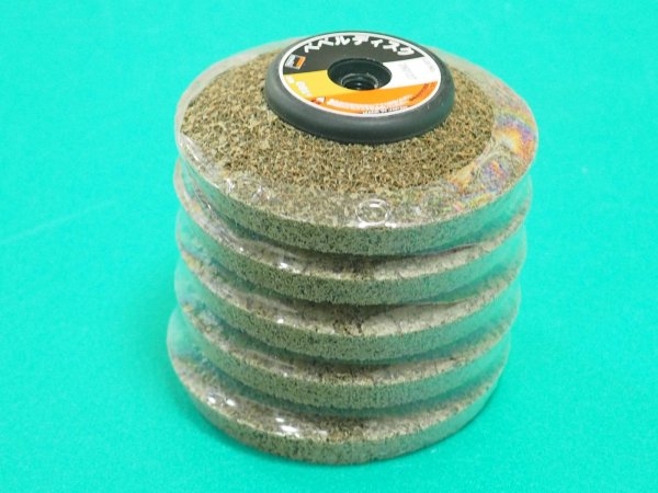 画像3: TRUSCO ベベルディスク ブラウン #180 (5個入) TBD-100BR [445-8222] (3)