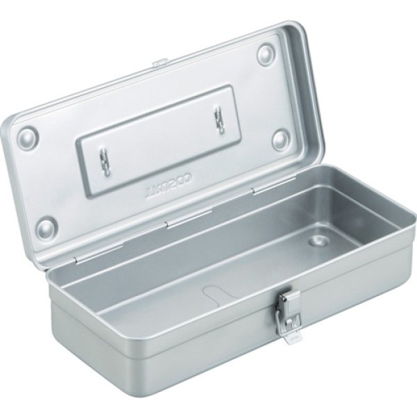 画像2: TRUSCO トランク型工具箱 373X163X102 シルバー T-350SV  [328-7998] (2)