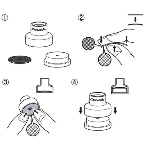 画像4: ラメール CASCADE(カスケード) デュアルシールドノズル アセンブリ (番手選択) (4)