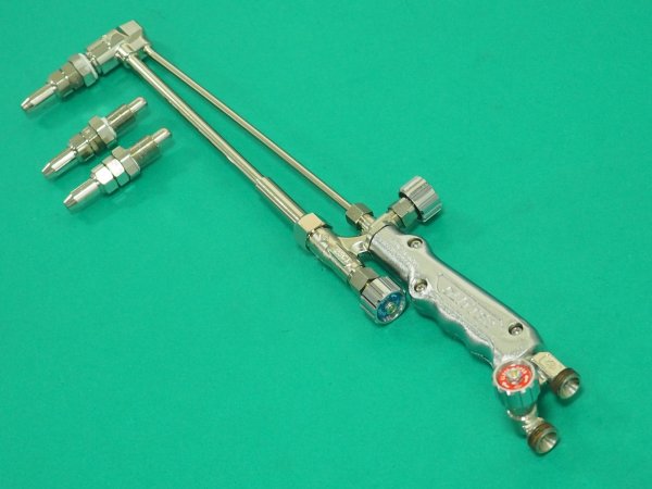 画像1: グリッター型中型切断器(1形1号) ( 火口3本付） アセチレン用 千代田精機 (1)