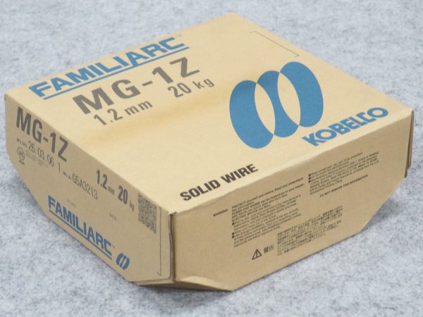 画像1: 亜鉛メッキ鋼板用 MG-1Z 1.2mm-20kg 神戸製鋼所 (1)