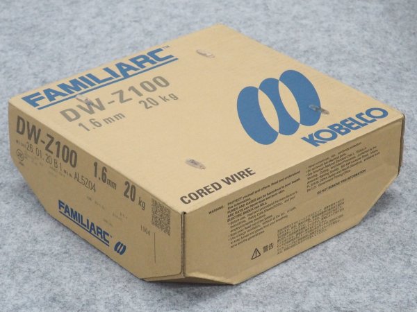 画像2: 全姿勢用フラックス入りワイヤ DW-Z100 1.6mm-20kg 神戸製鋼所 (2)