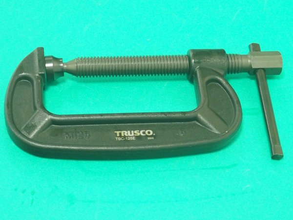画像2: TRUSCO シャコ万力(バーコ型)125mm TBC-125E [490-1487] (2)