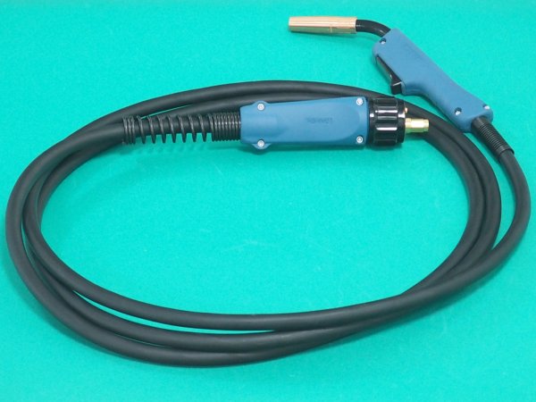 画像1: ダイヘンブルートーチIV 小型ハンドルタイプ  低スパッタ溶接用トーチ (電圧検出線付) 200A BT2004V-40 4m (1)