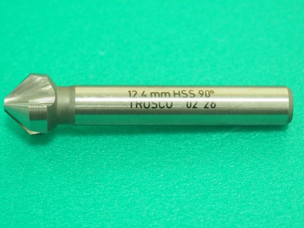 画像2: TRUSCO TCSH124 カウンターシンク ハイス 12.4mm [794-9171] (2)