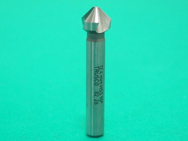 画像1: TRUSCO TCSH124 カウンターシンク ハイス 12.4mm [794-9171] (1)