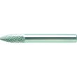 画像1: TRUSCO 超硬バー トンガリ型 Φ6X刃長16X軸6 ダブルカット TB4C060 [344-7448] (1)