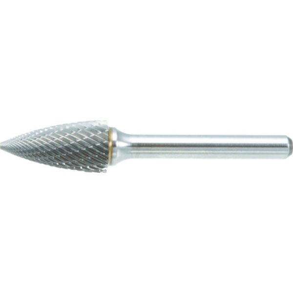 画像1: TRUSCO 超硬バー トンガリ型 Φ19X刃長25X軸6シングルカット TB4C190S [436-4511] (1)