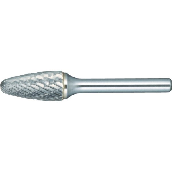 画像1: TRUSCO 超硬バー 砲弾型 Φ9.5X刃長19X軸6 コースカット TH3C095 [436-5691] (1)