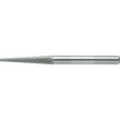 画像1: TRUSCO 超硬バー テーパー型 Φ3(14°)X刃長11X軸3 シングルカット TB5A031S [436-4902] (1)