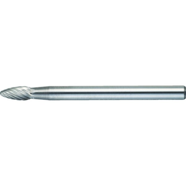 画像1: TRUSCO 超硬バー 楕円 Φ3X刃長6X軸3 シングルカット TB51A030S [384-0549] (1)