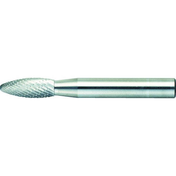 画像1: TRUSCO 超硬バー 楕円 Φ6X刃長16X軸6 ダブルカット TB51C060 [384-0557] (1)