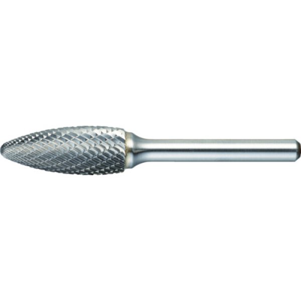 画像1: TRUSCO 超硬バー 楕円 Φ16X刃長37X軸6 ダブルカット TB51C160 [436-4732] (1)