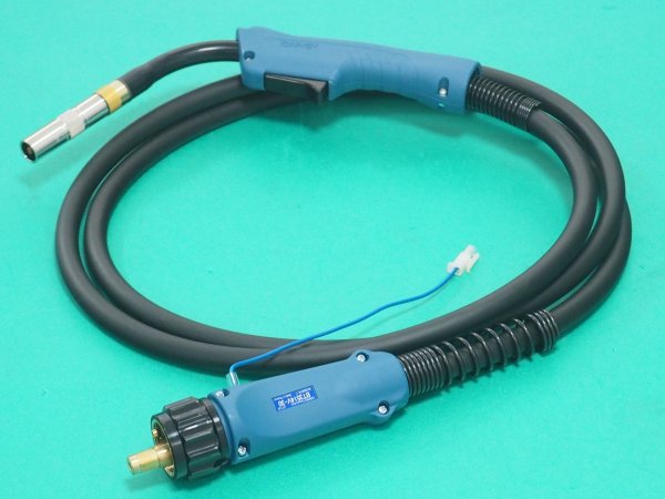 画像1: ダイヘンブルートーチIV 大型ハンドルタイプ 低スパッタ溶接用トーチ(電圧検出線付) 350A BT3514V-30 3m (1)