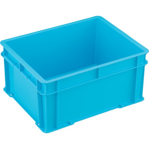 画像1: TRUSCO DA型エコキャップ再生コンテナ 24L ライトブルー DA-24EC-LB [432-9635] (1)