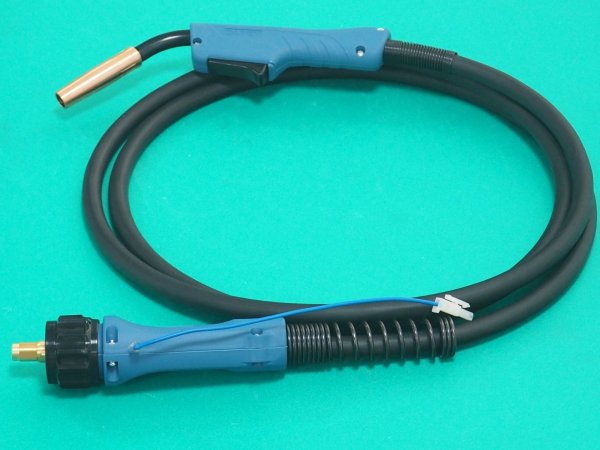画像1: ダイヘンブルートーチIV 小型ハンドルタイプ  低スパッタ溶接用トーチ (電圧検出線付) 200A BT2004V-30 3m (1)