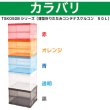 画像4: TRUSCO 薄型折りたたみコンテナ オリコン スケルコン 50L 透明 透明 TSK-O50B(TM) [344-9530] (4)