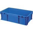 画像1: TRUSCO TS型 リサイクルコンテナ33L ダークブルー TR-TS33 [819-1168] (1)
